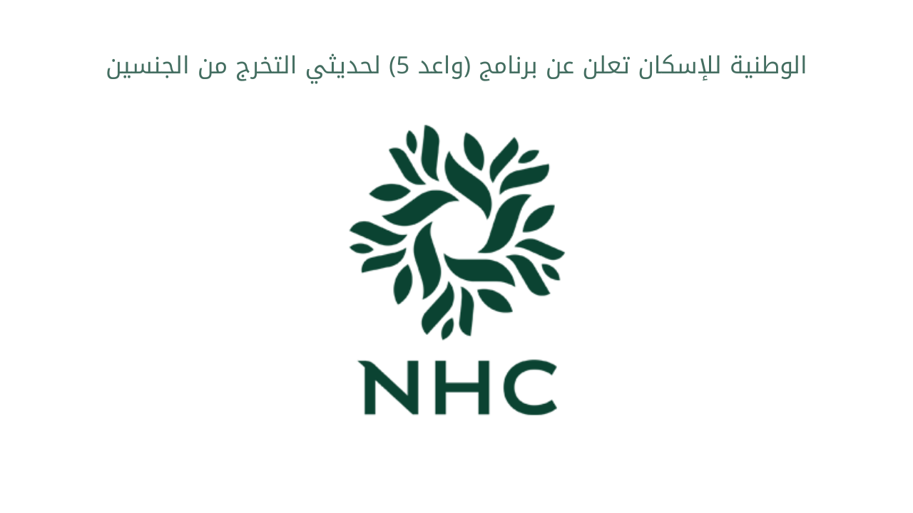 برنامج واعد لحديثي التخرج بمختلف التخصصات لدى الشركة الوطنية للإسكان